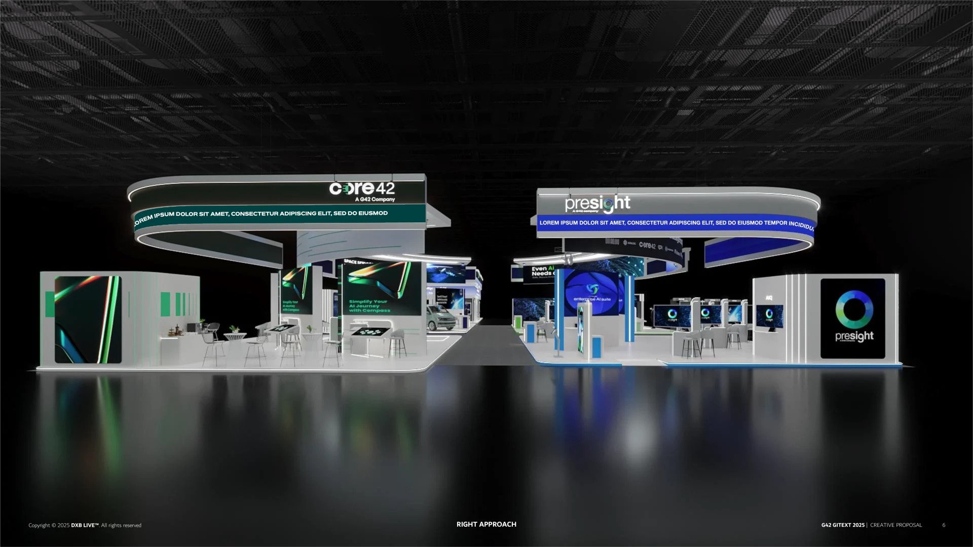 Messaging strip render