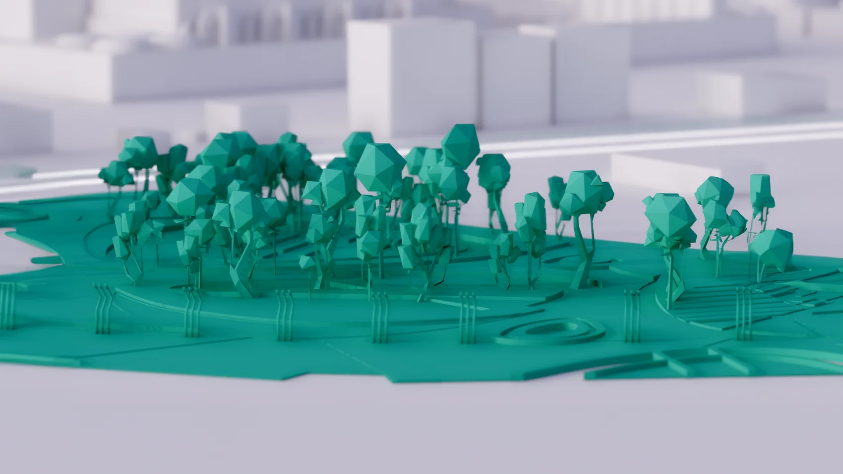 Public space digital twin