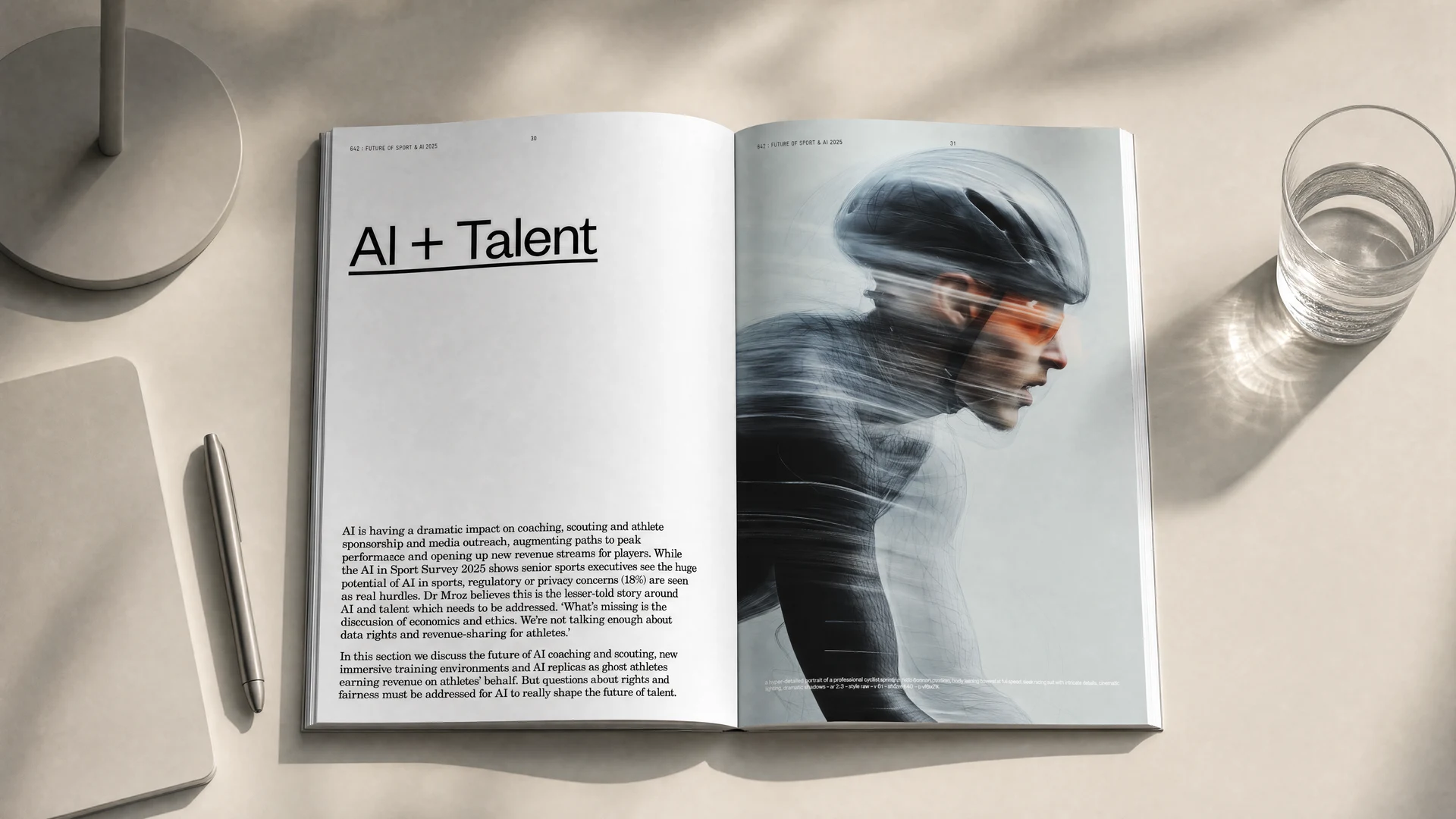 The report in print