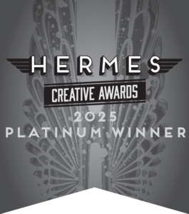 Hermes Creative Awards Platinum ×3 winner badge